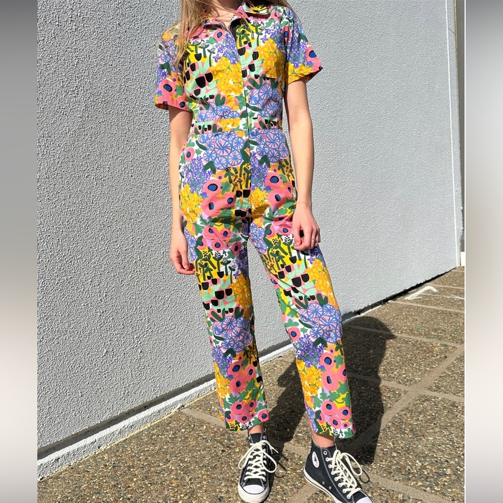 Nooworks People I’ve Loved Coveralls Jumpsuit Size Small